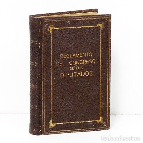 Libros antiguos: REGLAMENTO DEL CONGRESO DE LOS DIPUTADOS. 1935 - Foto 1