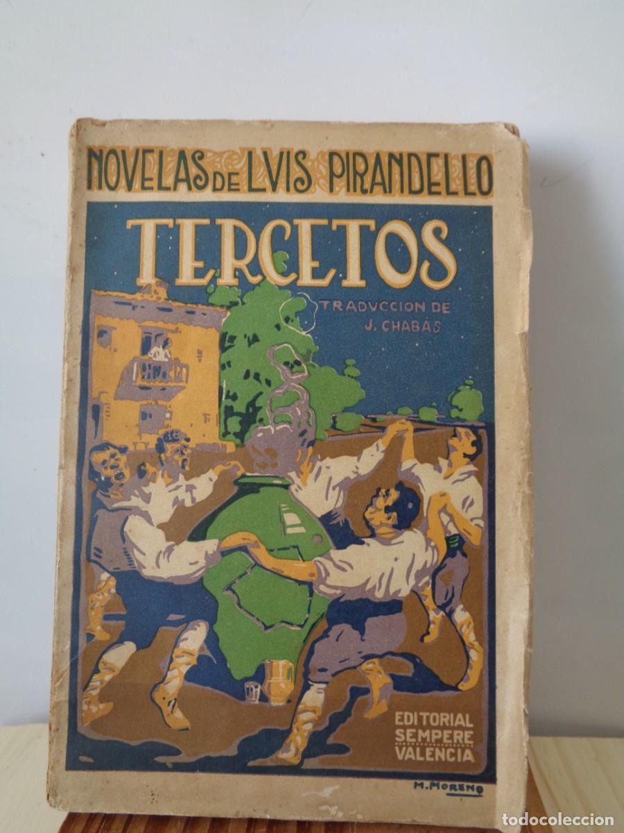 Libros antiguos: &iexcl;# TERCETOS. = NOVELAS DE LUIS PIRANDELLO. = ( C.1925.) #! C-20. - Foto 2