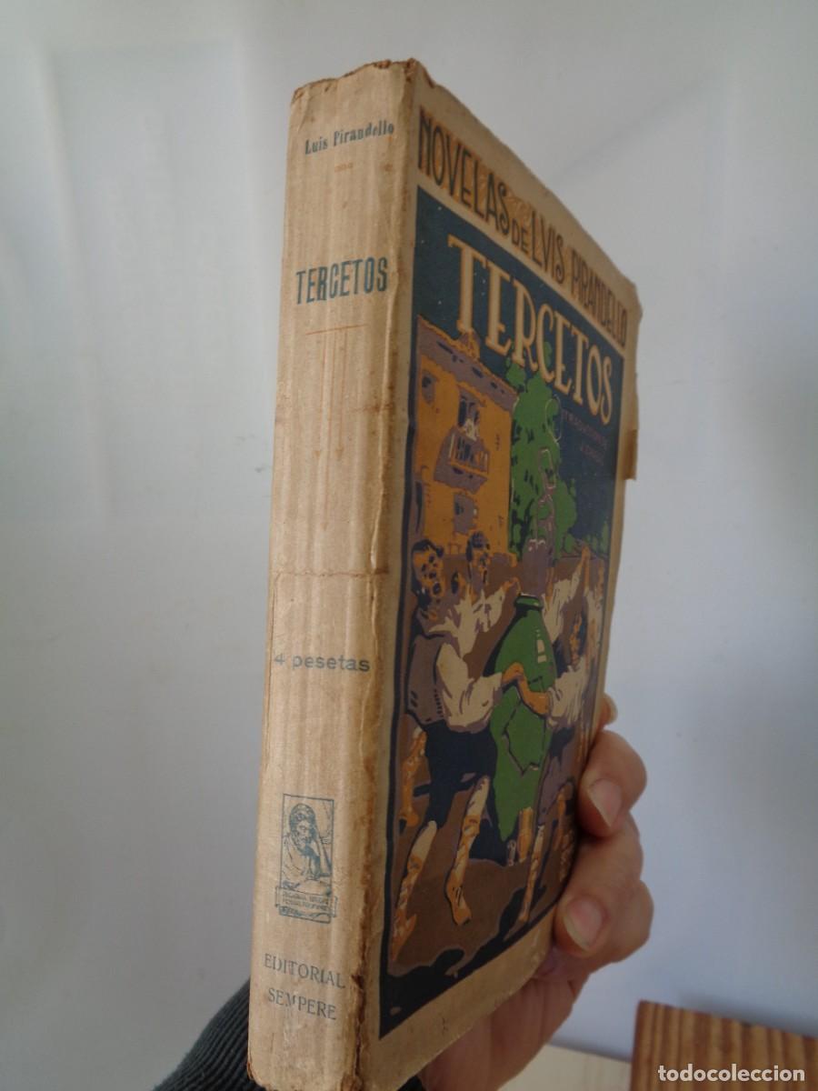 Libros antiguos: &iexcl;# TERCETOS. = NOVELAS DE LUIS PIRANDELLO. = ( C.1925.) #! C-20. - Foto 4