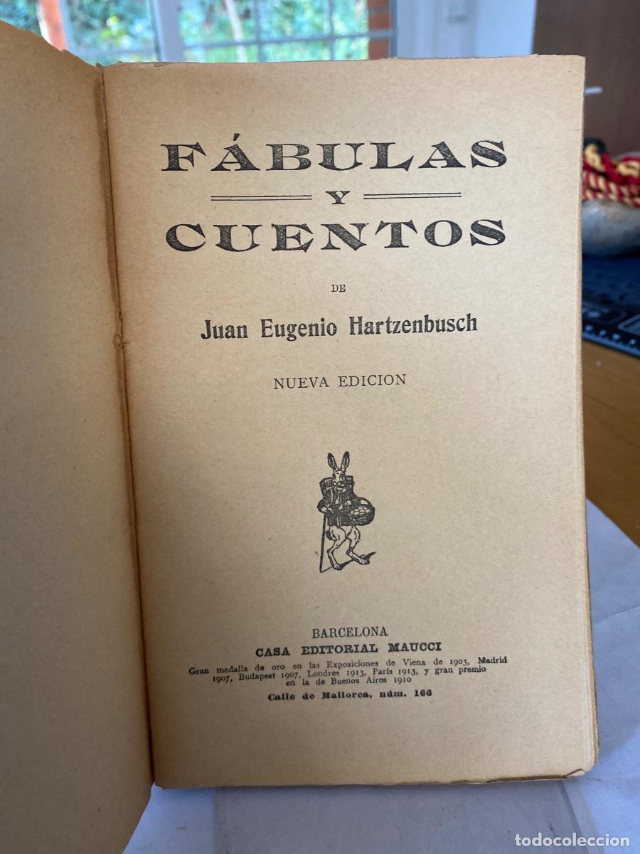 Libros antiguos: FABULAS Y CUENTOS JUAN EUGENIO HARTZENBUSCH - Foto 3