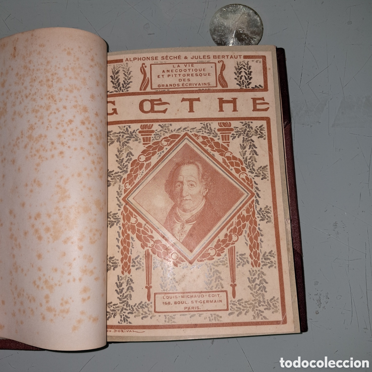 Libros antiguos: Goethe, en frances, alphonse Seche - Foto 2
