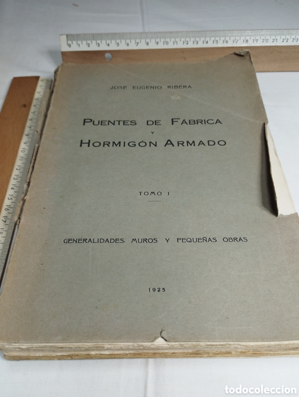 Libros antiguos: Puentes de f&aacute;brica. Jos&eacute; Eugenio Ribera, 1924 - Foto 1