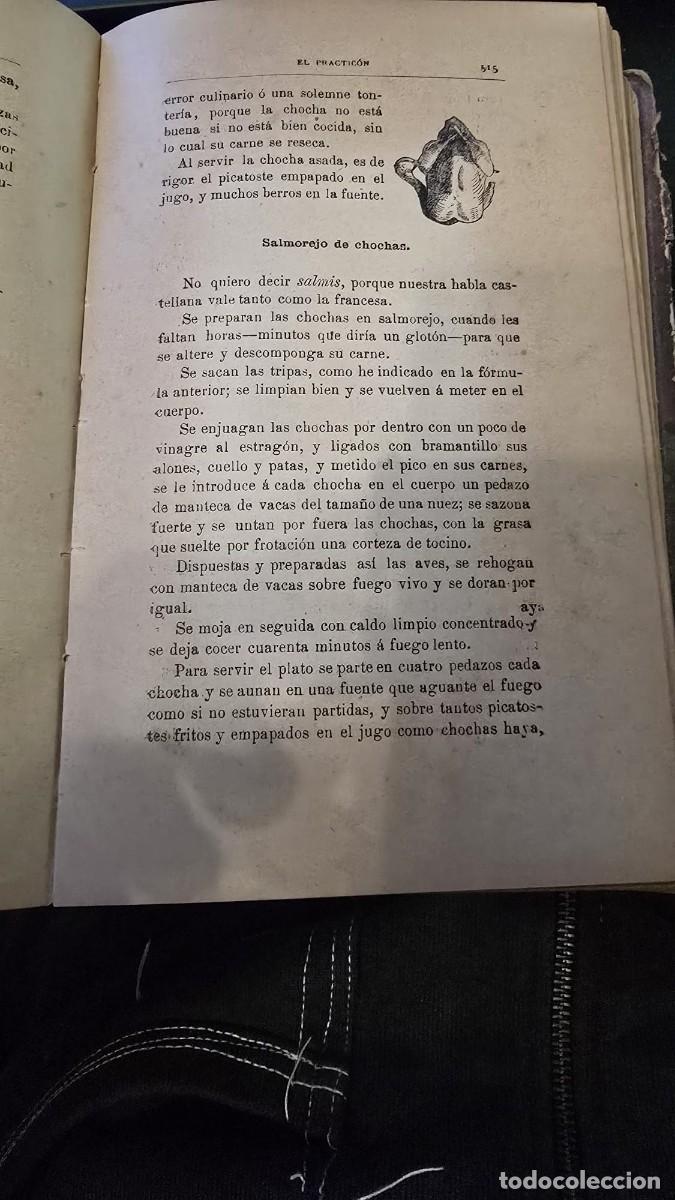 Libros antiguos: Libro de Cocina &rdquo;El Practic&oacute;n&rdquo; de &Aacute;ngel Muro - Foto 4