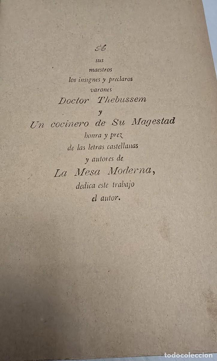 Libros antiguos: Libro de Cocina &rdquo;El Practic&oacute;n&rdquo; de &Aacute;ngel Muro - Foto 6