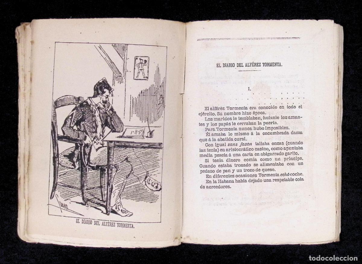 Libros antiguos: ESCENAS C&Oacute;MICAS DE LA VIDA MILITAR. - L&Oacute;PEZ CARRAFA, E. - Foto 3