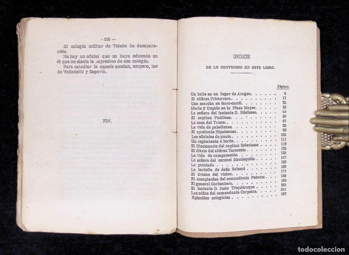 Libros antiguos: ESCENAS C&Oacute;MICAS DE LA VIDA MILITAR. - L&Oacute;PEZ CARRAFA, E. - Foto 5