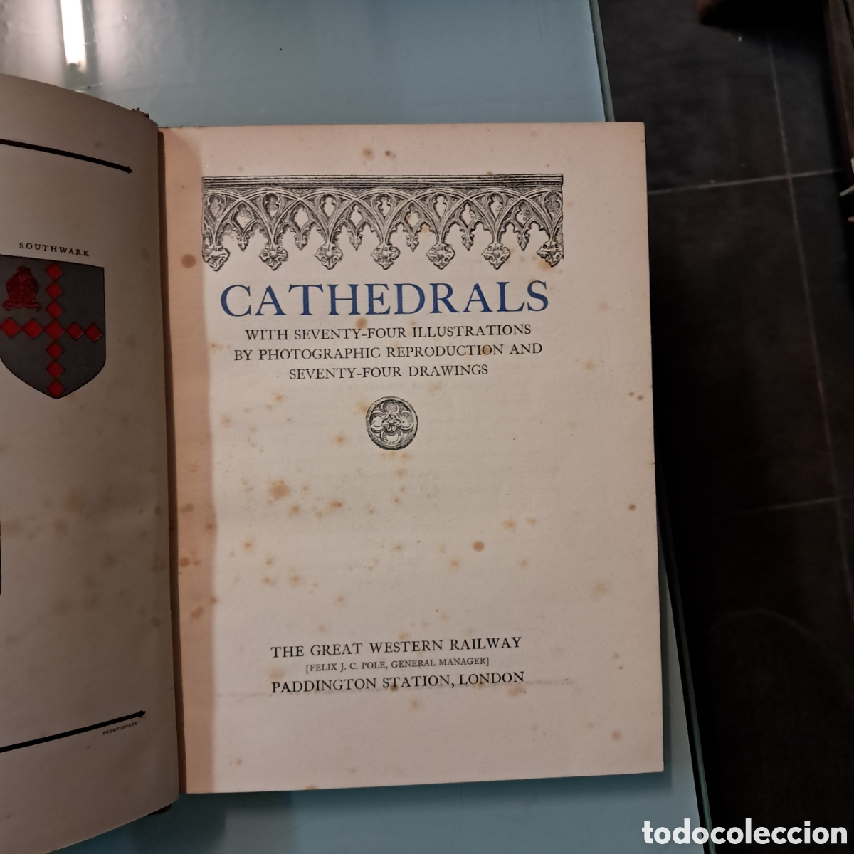 Libros antiguos: Cathedrals, The Great western railway,1924 - Foto 3