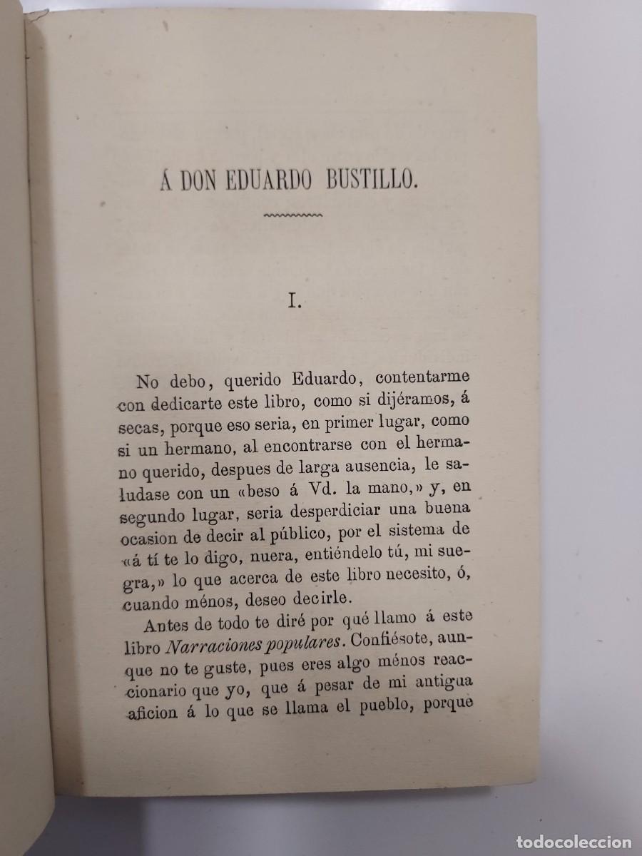 Libros antiguos: NARRACIONES POPULARES. Antonio de Trueba. 1874 - Foto 9