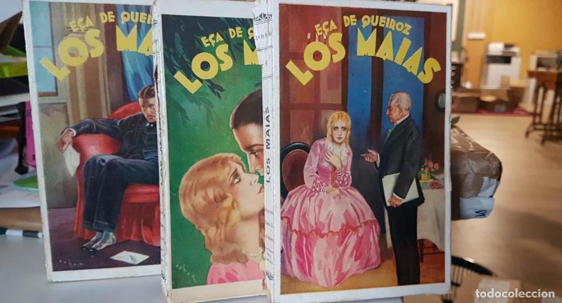 Libros antiguos: Los Maias. (III Tomos) - E&ccedil;a de Queiroz - - Foto 1