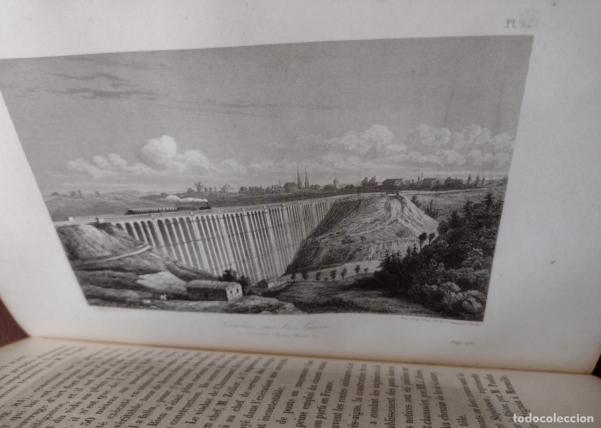 Libros antiguos: Chemins de Fer (Caminhos de Ferro) 1858 - Foto 8