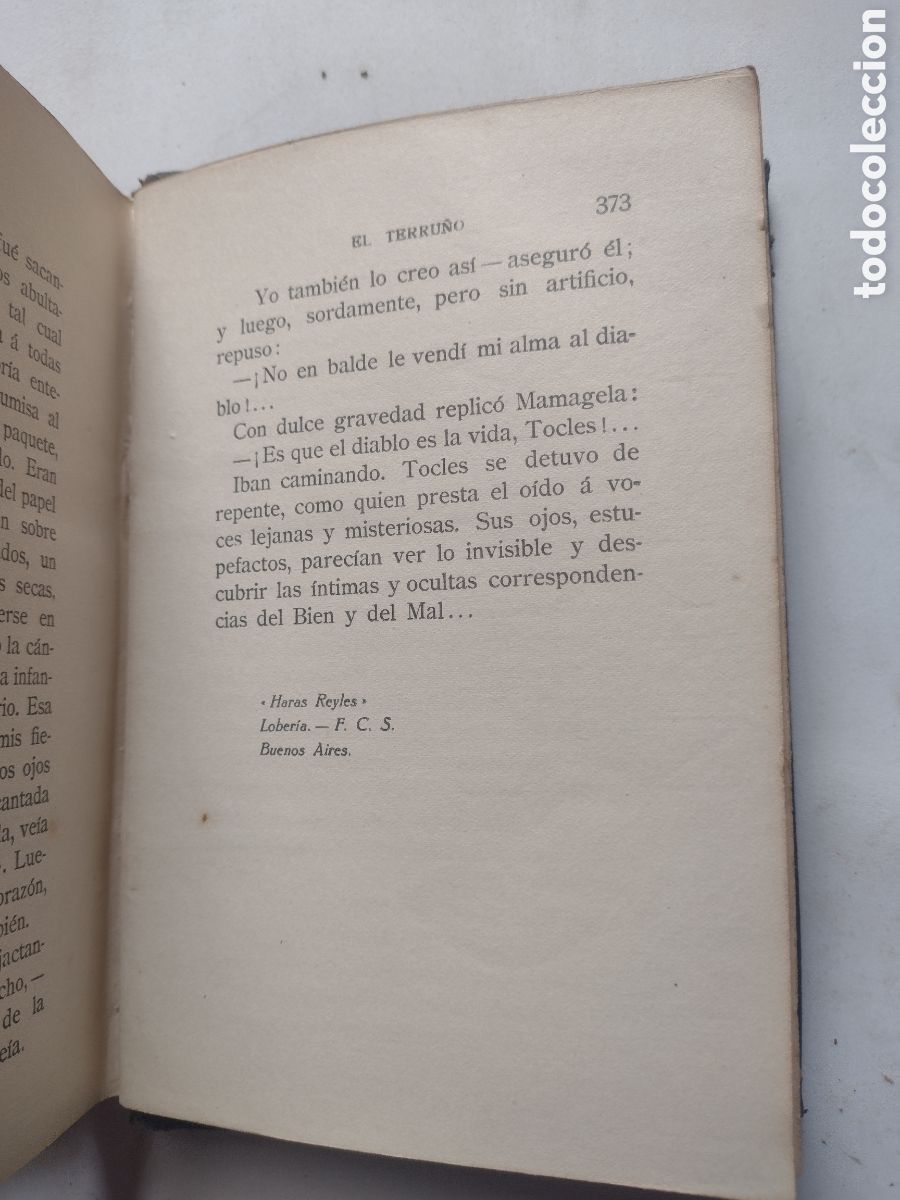 Libros antiguos: Carlos Reyles. El Terru&ntilde;o. Primera edici&oacute;n, 1916. - Foto 5