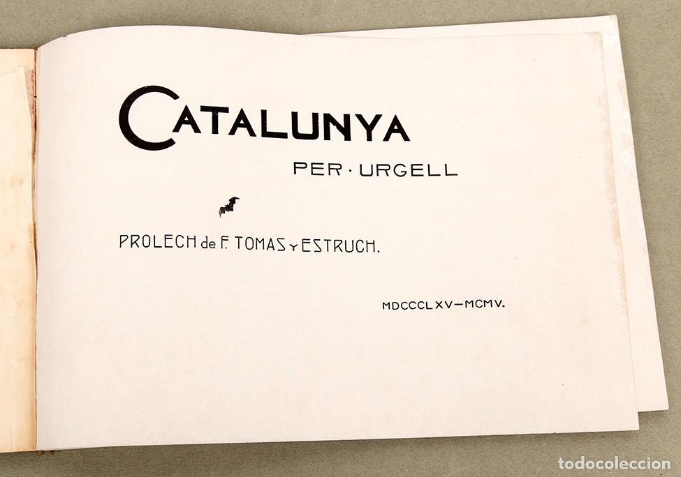 Libros antiguos: MODEST URGELL - CATALUNYA - 1905 - Foto 2