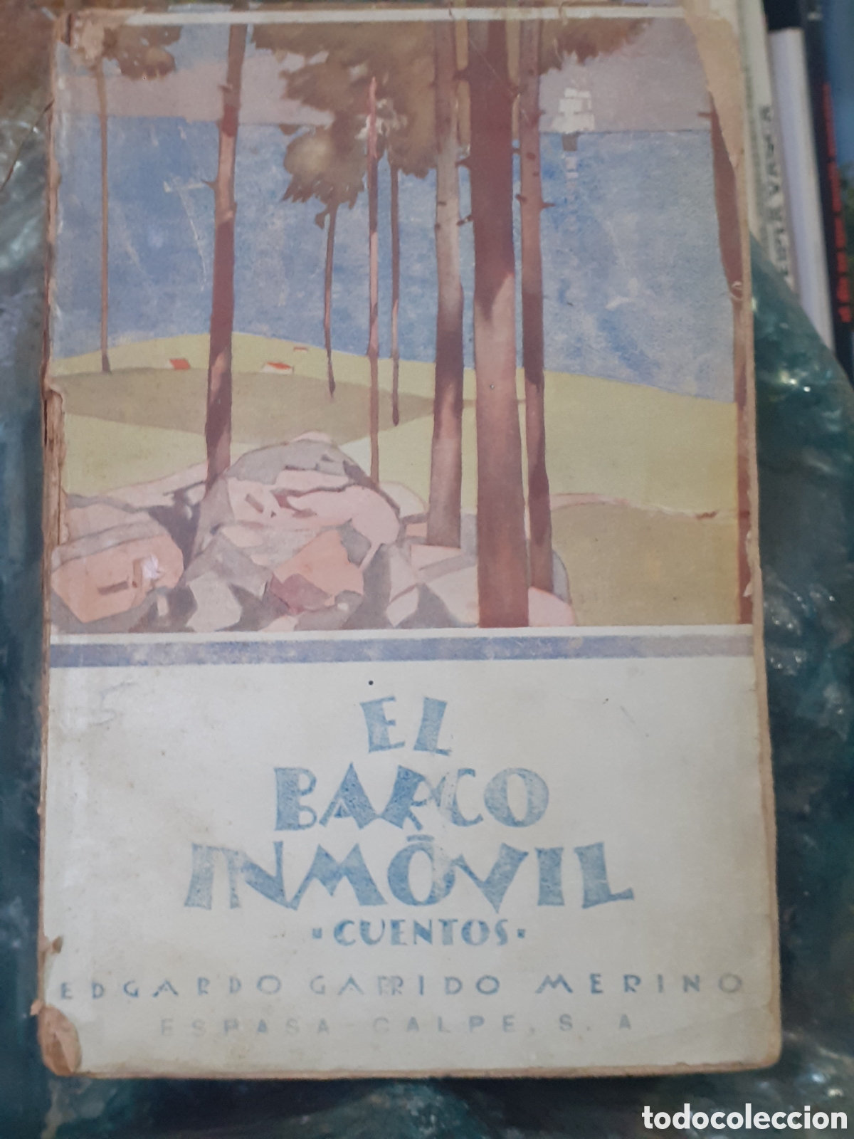 Libros antiguos: El barco inm&oacute;vil. Cuentos. - Foto 1
