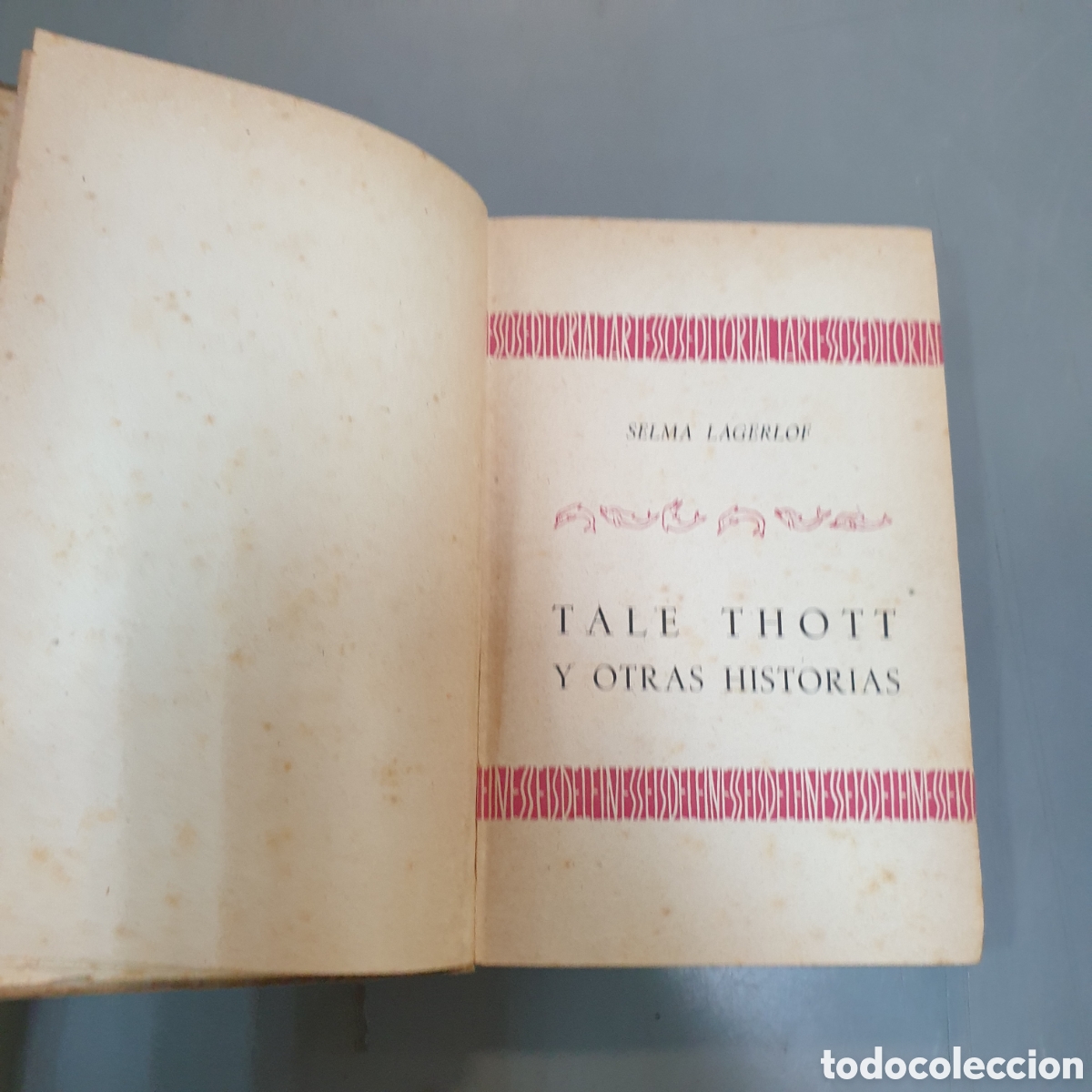 Libros antiguos: TALE THOTT Y OTRAS HISTORIAS - Foto 1