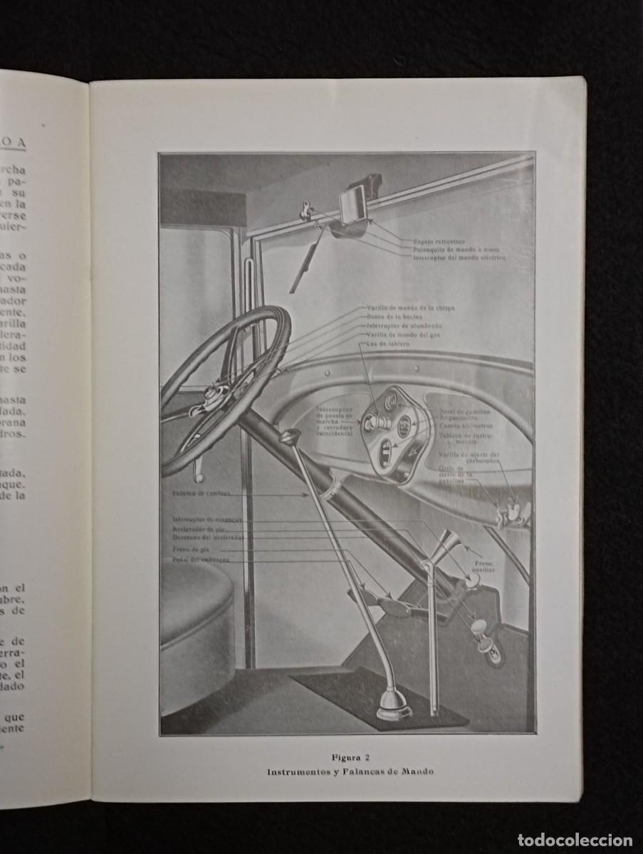 Libros antiguos: Libro Instrucciones FORD-A. En castellano. 1928. - Foto 6