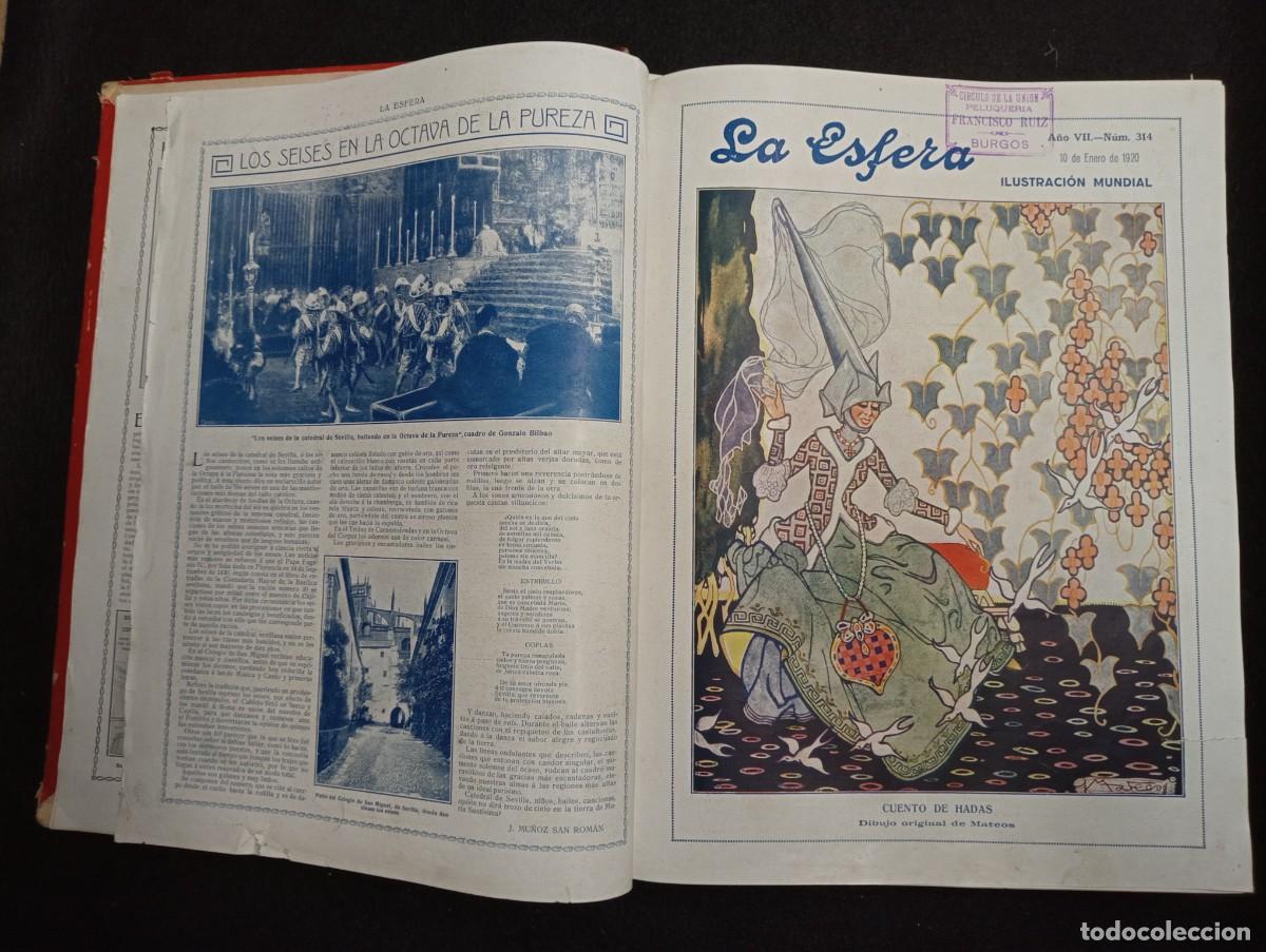 Libros antiguos: Revista LA ESFERA. 1&deg; Semestre 1920. - Foto 8