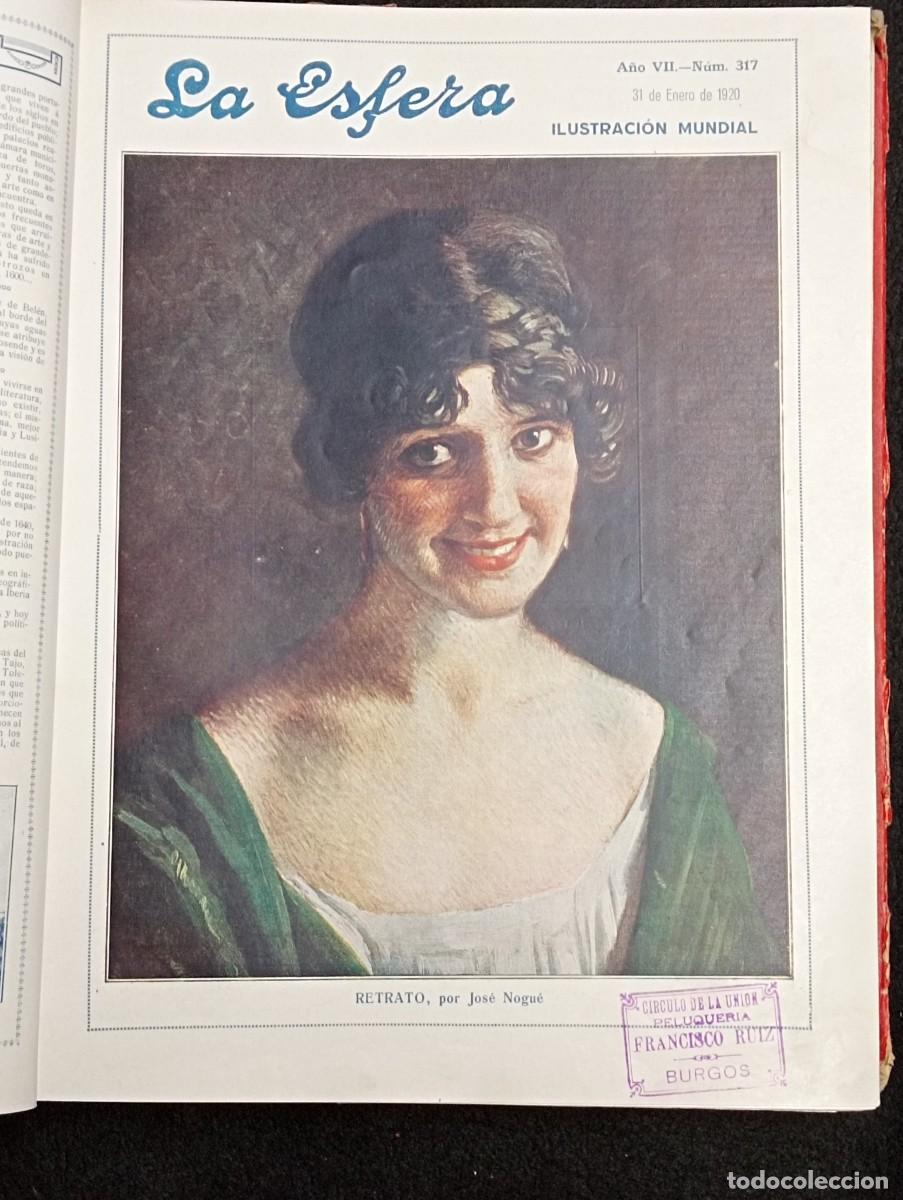 Libros antiguos: Revista LA ESFERA. 1&deg; Semestre 1920. - Foto 12