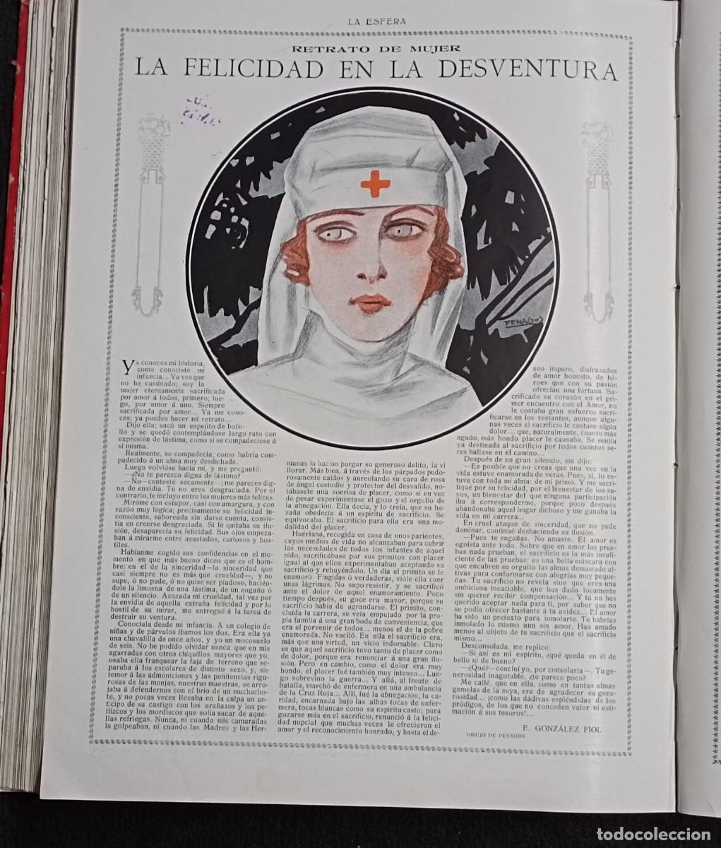 Libros antiguos: Revista LA ESFERA. 1&deg; Semestre 1920. - Foto 21