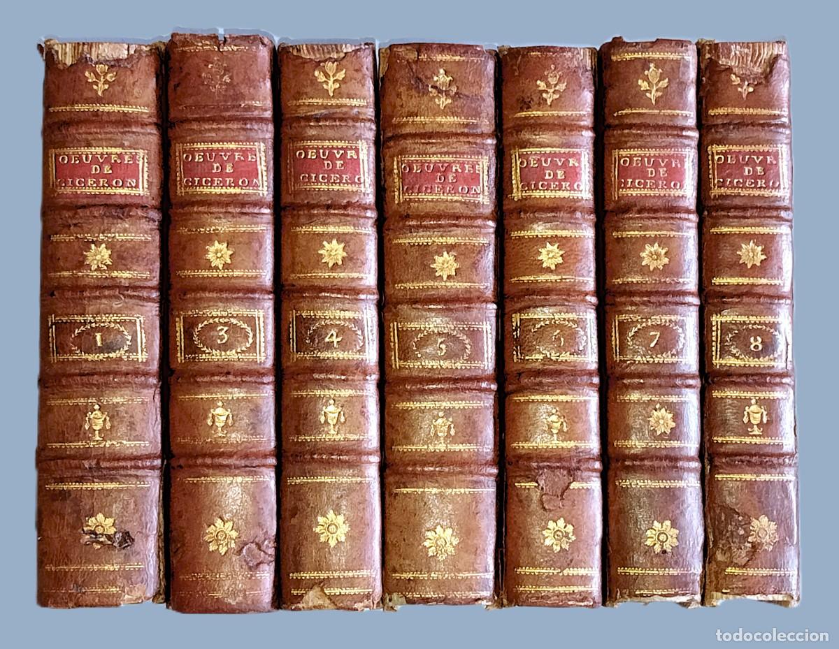 Libros antiguos: OEUVRES DE CIC&Eacute;RON. TRADUCTION NOUVELLE. ( 7 TOMOS) - Foto 1