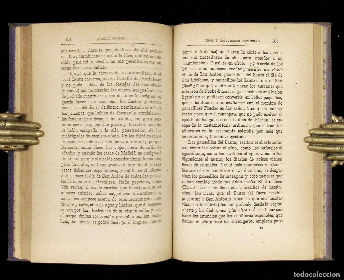 Libros antiguos: TIPOS Y COSTUMBRES ESPA&Ntilde;OLAS. - FLORES, Antonio. - Foto 4
