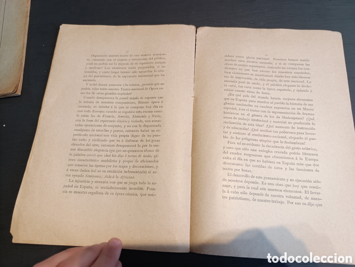 Libros antiguos: Discurso del Sr. Conde de Morphy. Madrid 1886 - Foto 3