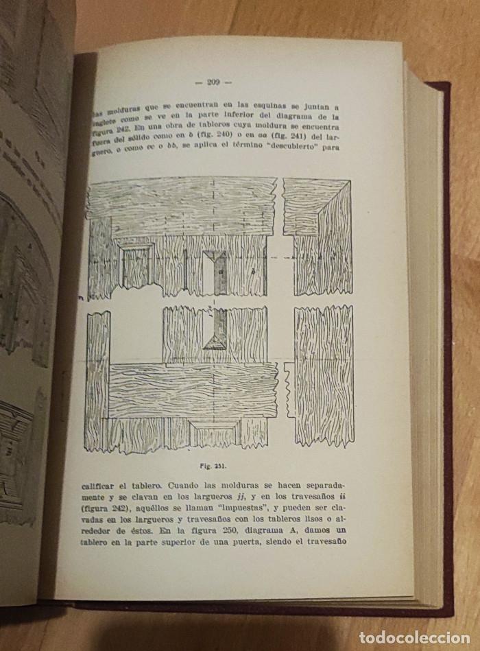 Libros antiguos: MANUAL DE CARPINTER&Iacute;A MODERNA - F. T. Hodgson - Foto 4