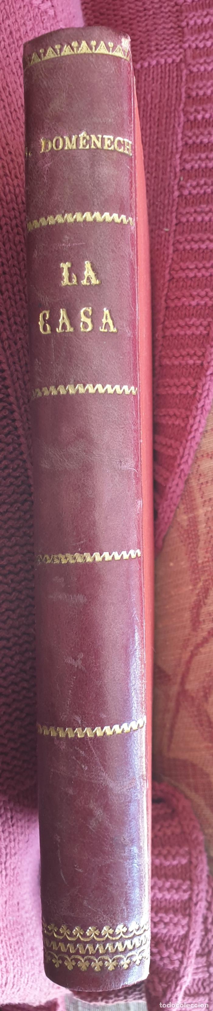 Libros antiguos: LA CASA COMO SE COSTEA Y EDIFICA UNA VIVIENDA - J. Dom&eacute;nech Mansana - Foto 2