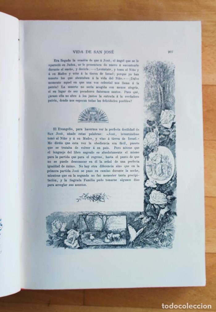 Libros antiguos: VIDA DE SAN JOS&Eacute; - P. Champeau - Foto 5