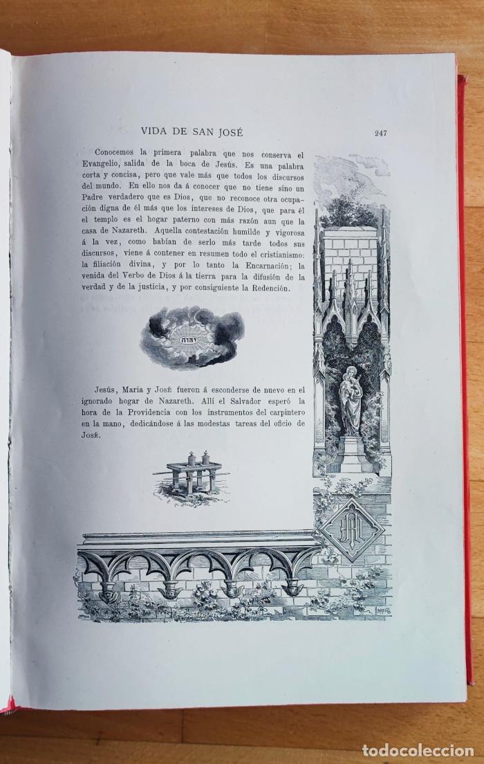 Libros antiguos: VIDA DE SAN JOS&Eacute; - P. Champeau - Foto 8
