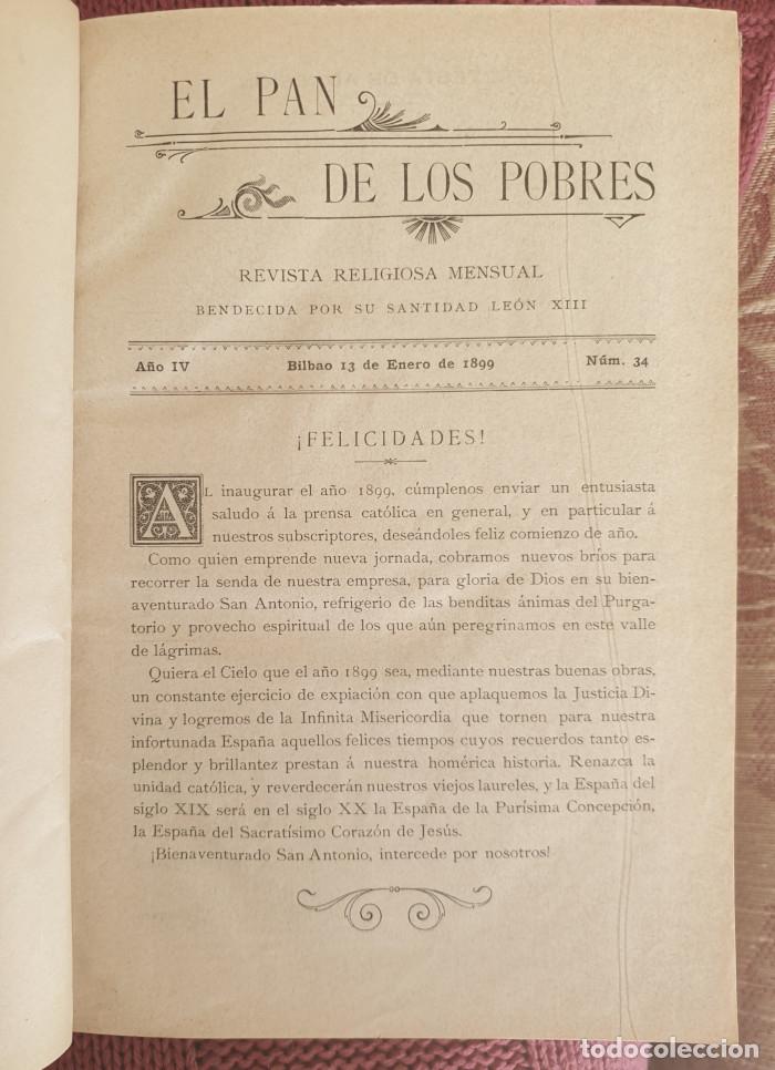 Libros antiguos: EL PAN DE LOS POBRES - VV.AA. - Foto 3