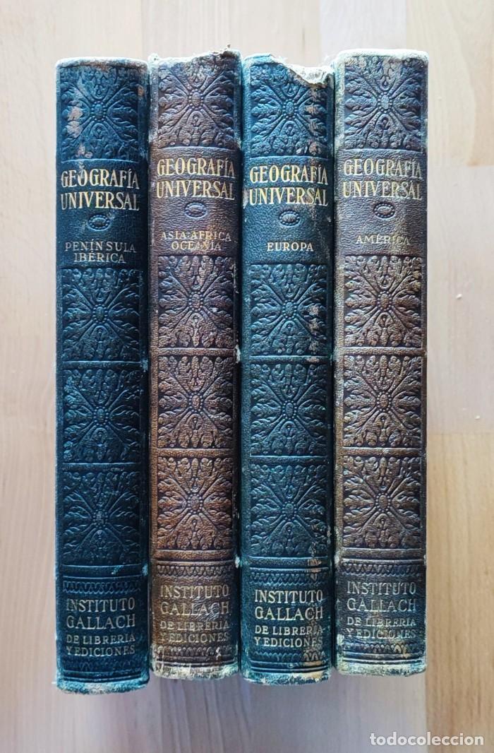 Libros antiguos: GEOGRAF&Iacute;A UNIVERSAL (4 TOMOS) - VV.AA. - Foto 2