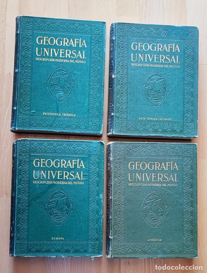 Libros antiguos: GEOGRAF&Iacute;A UNIVERSAL (4 TOMOS) - VV.AA. - Foto 1