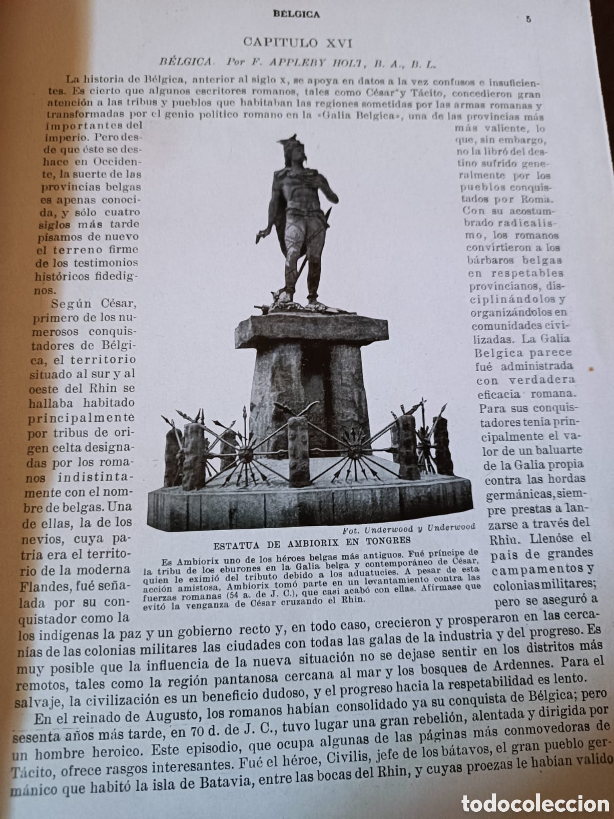 Libros antiguos: Historia de las Naciones, Boladeres - Foto 2