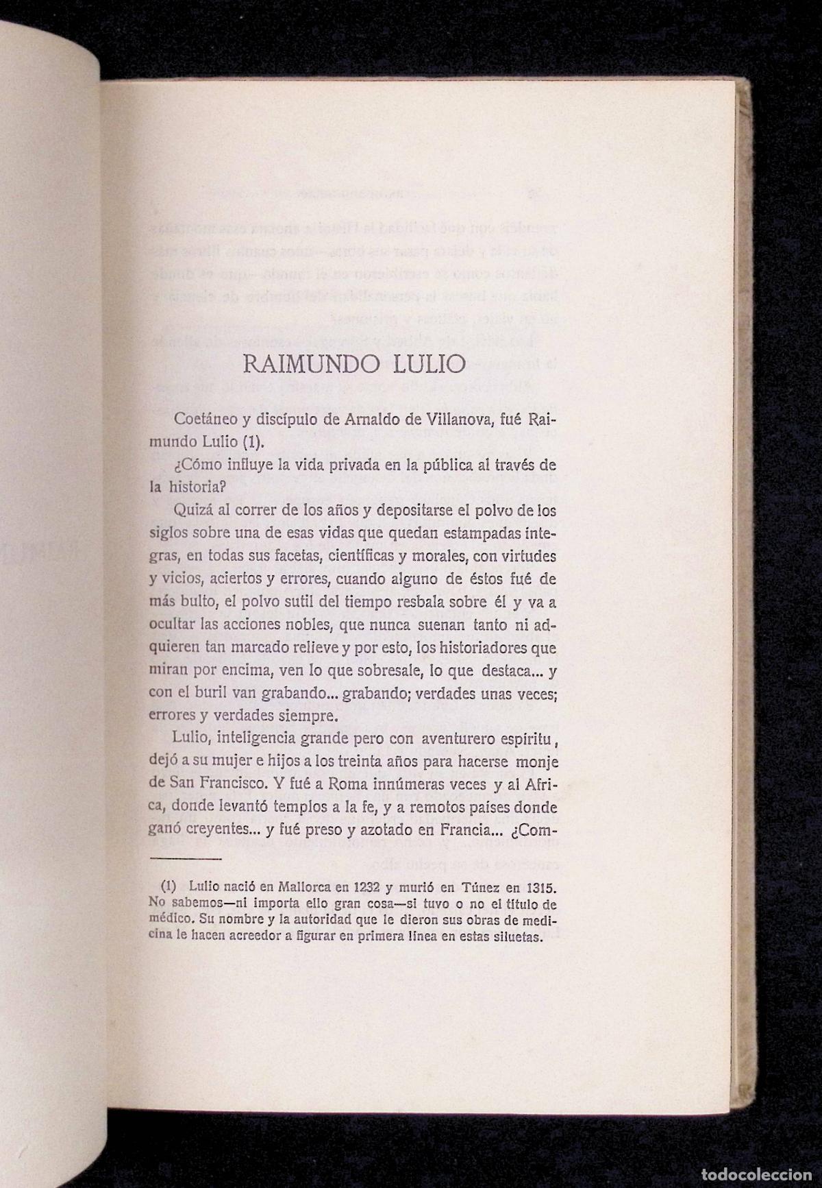 Libros antiguos: SILUETAS DE M&Eacute;DICOS Y LIBROS DE ANTA&Ntilde;O. - SANCHEZ DE RIVERA Y MOSET, D. - Foto 4