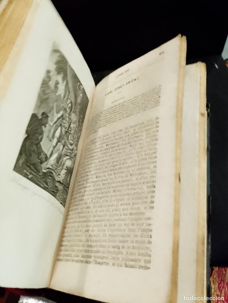 Libros antiguos: Les Aventures de T&eacute;l&eacute;maque 1856 Files D&acute;Ulysse - Foto 3