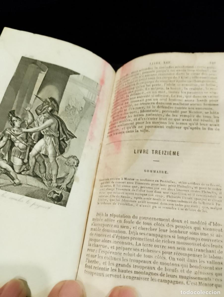 Libros antiguos: Les Aventures de T&eacute;l&eacute;maque 1856 Files D&acute;Ulysse - Foto 5