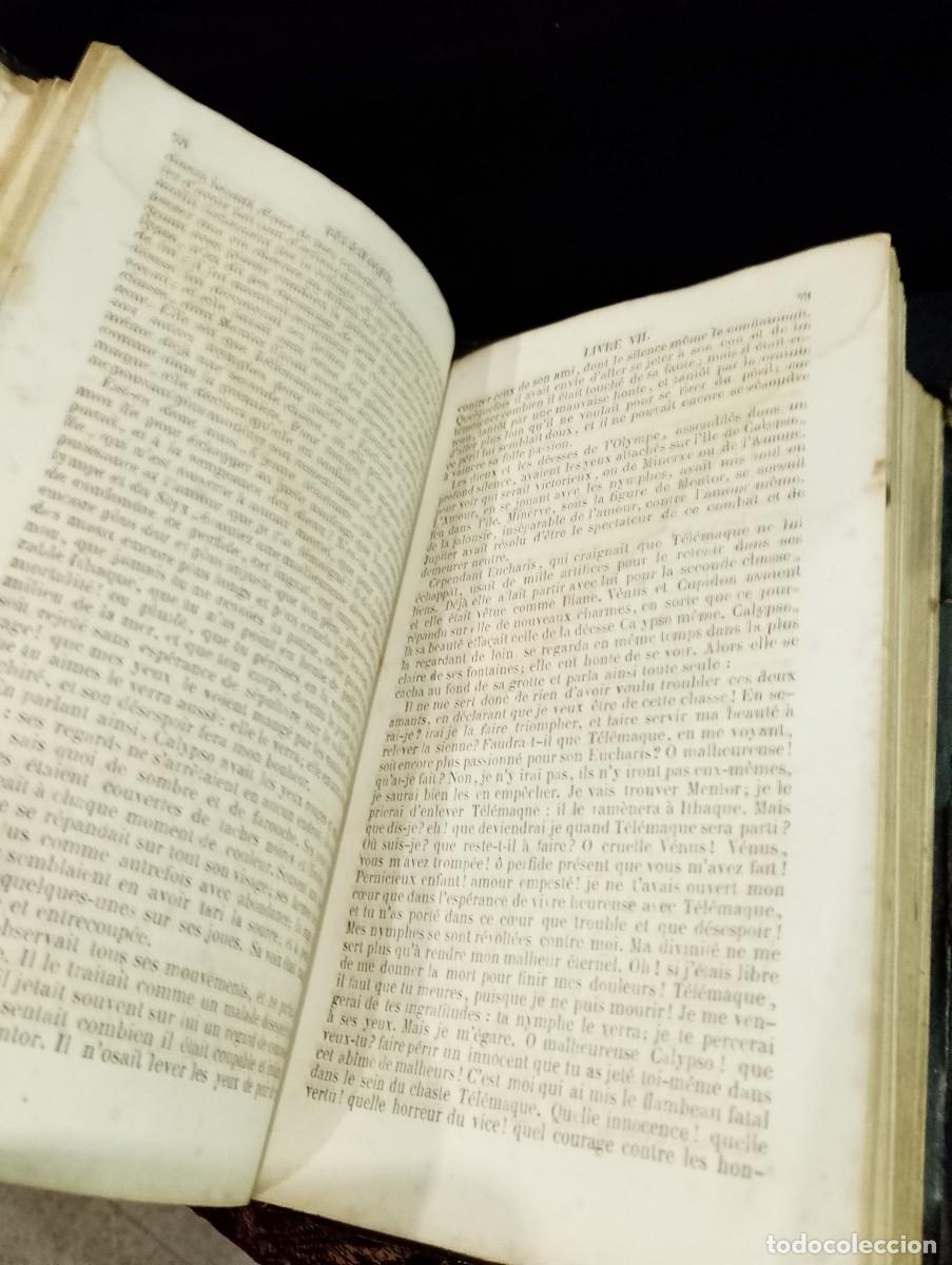 Libros antiguos: Les Aventures de T&eacute;l&eacute;maque 1856 Files D&acute;Ulysse - Foto 7
