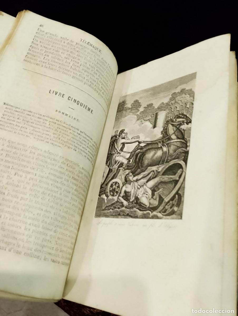 Libros antiguos: Les Aventures de T&eacute;l&eacute;maque 1856 Files D&acute;Ulysse - Foto 8