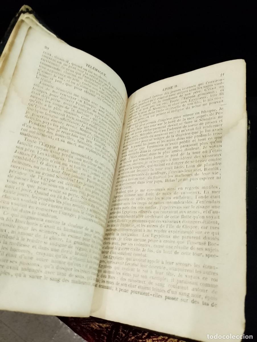 Libros antiguos: Les Aventures de T&eacute;l&eacute;maque 1856 Files D&acute;Ulysse - Foto 9
