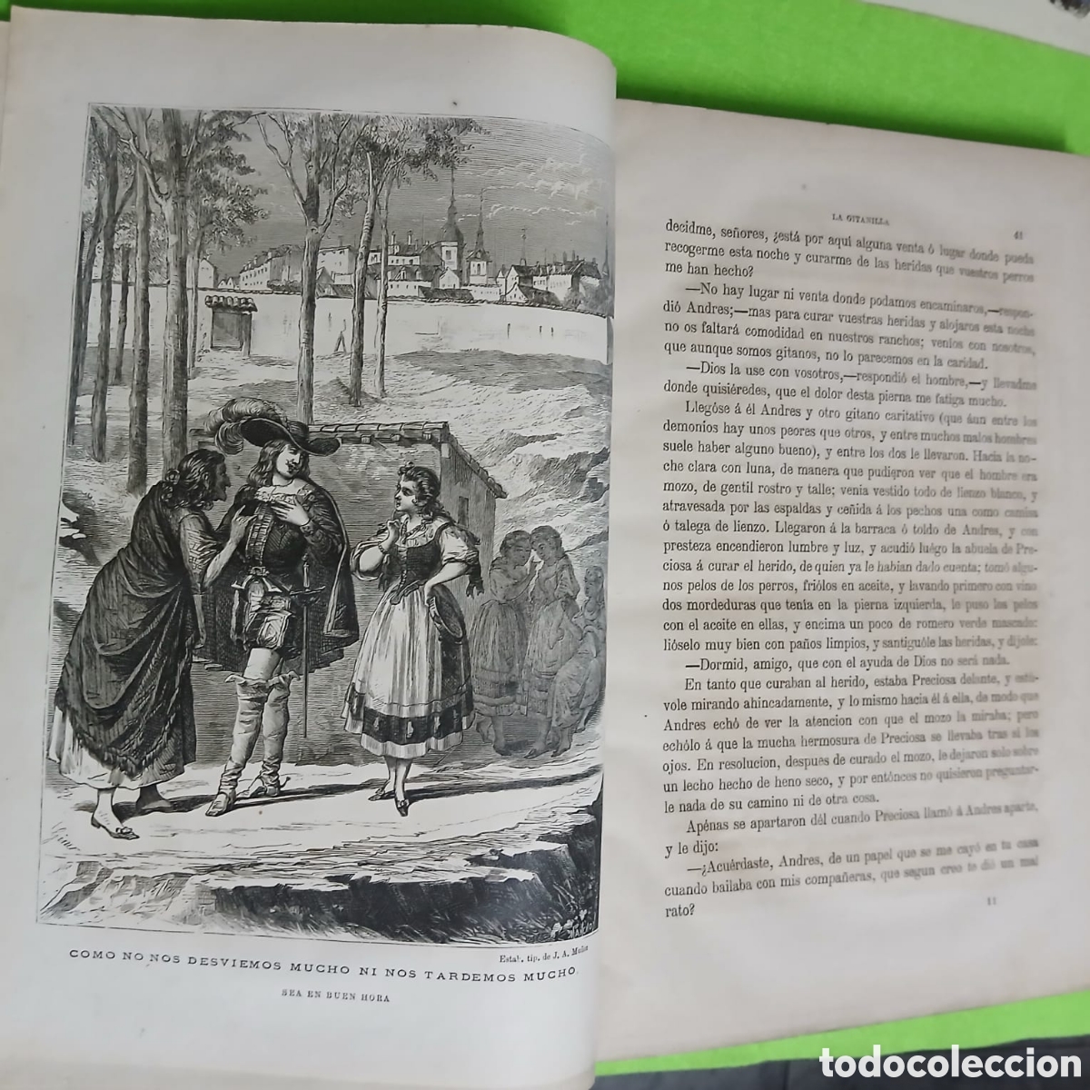Libros antiguos: Novelas Ejemplares, 1876 ed. Lujo Cervantes - Foto 4