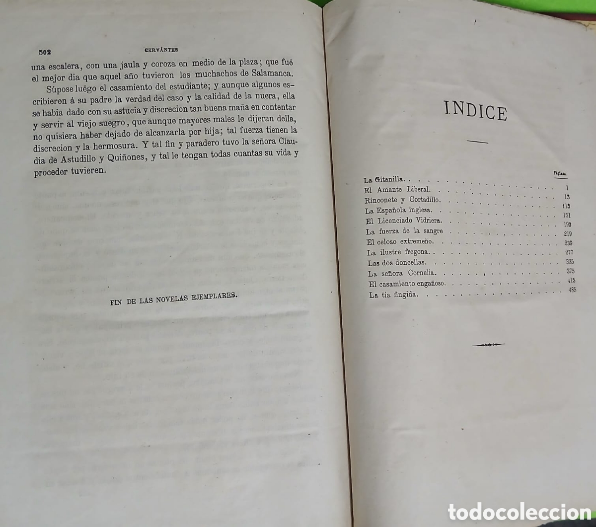 Libros antiguos: Novelas Ejemplares, 1876 ed. Lujo Cervantes - Foto 6