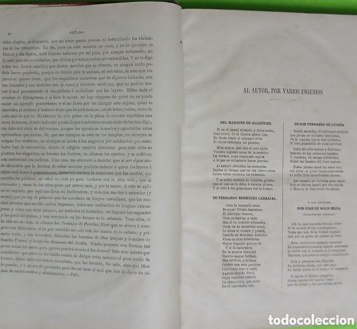 Libros antiguos: Novelas Ejemplares, 1876 ed. Lujo Cervantes - Foto 7