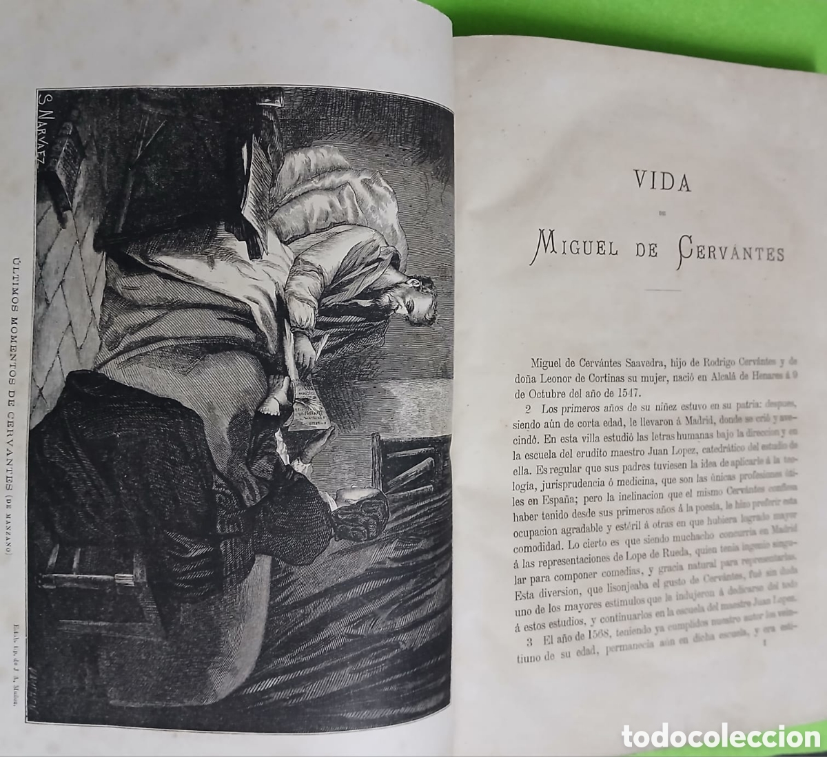 Libros antiguos: Novelas Ejemplares, 1876 ed. Lujo Cervantes - Foto 1