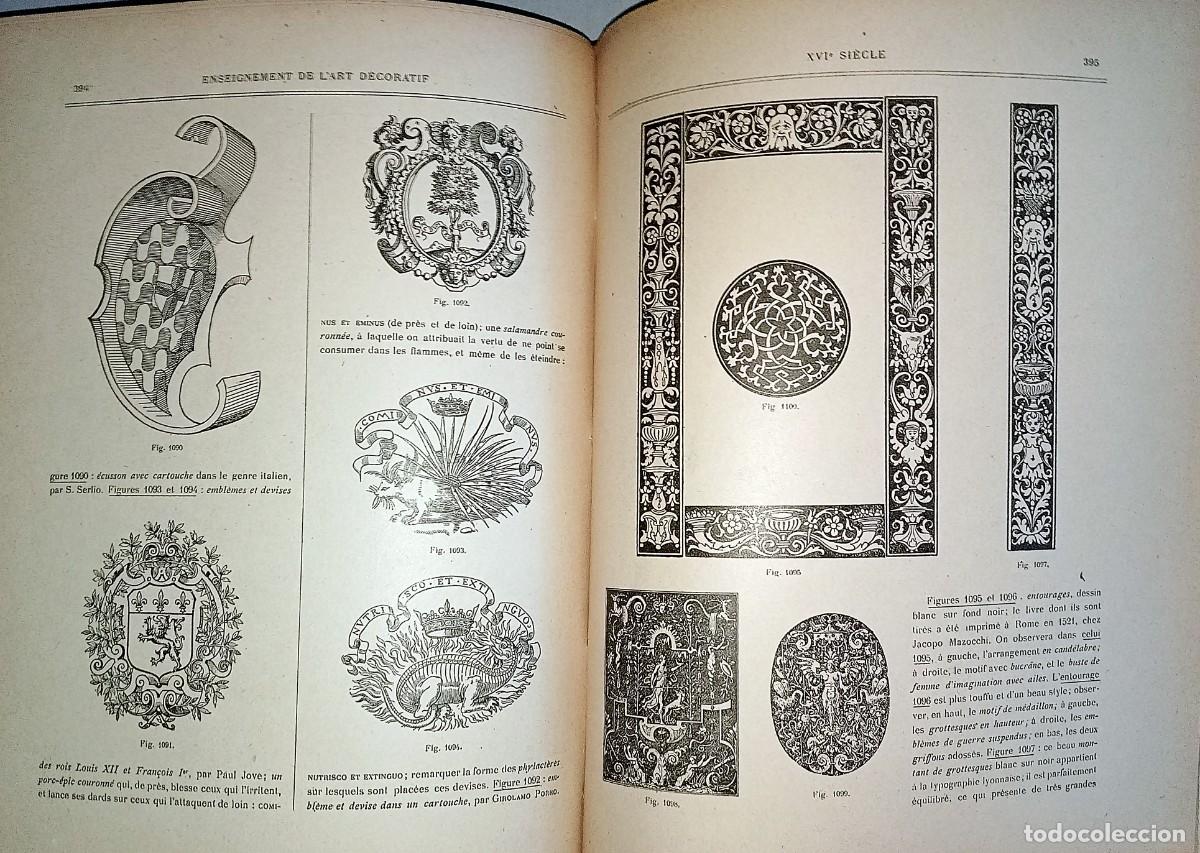 Libros antiguos: ENSEIGNEMENT DES ARTS D&Eacute;CORATIVES - Foto 5