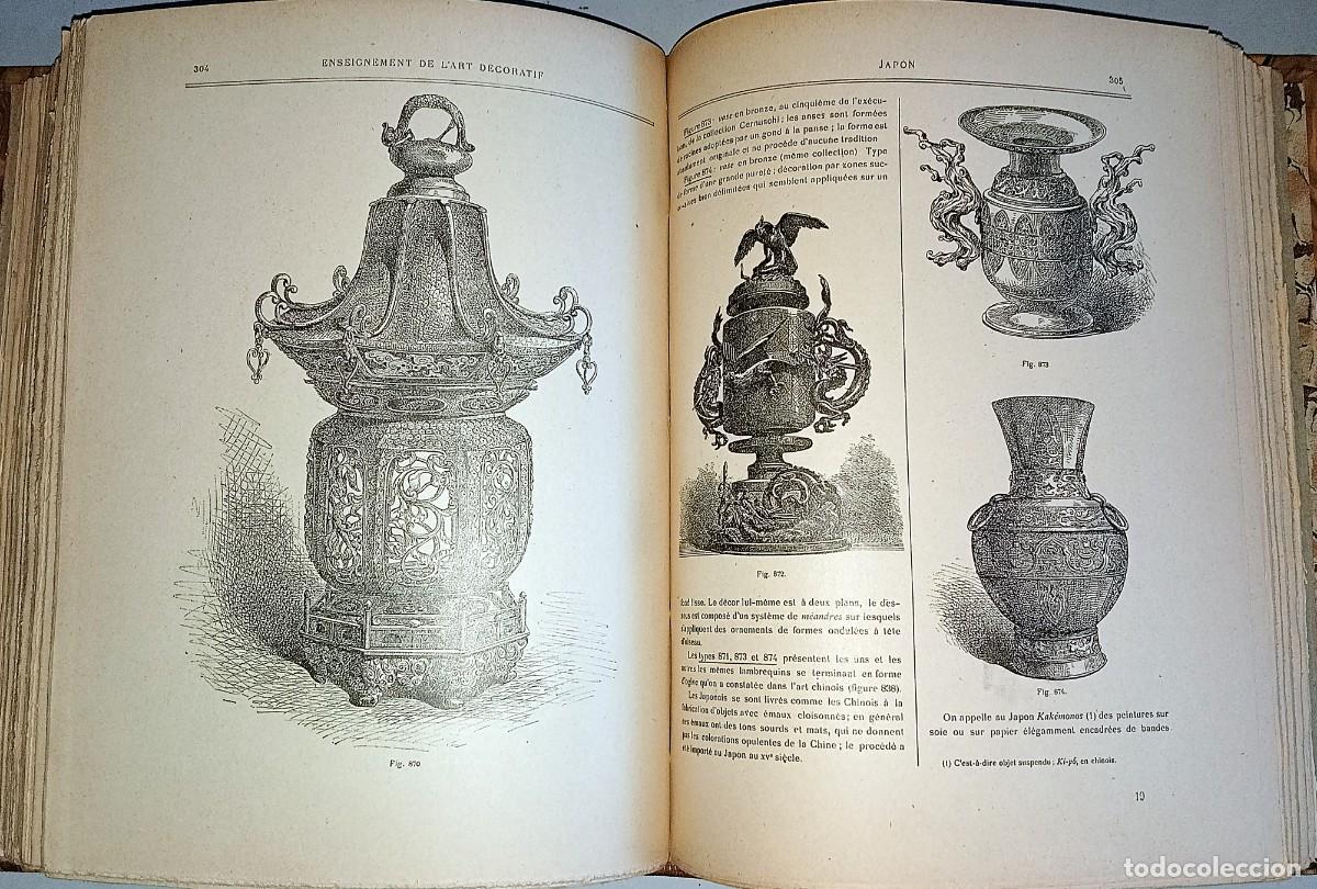Libros antiguos: ENSEIGNEMENT DES ARTS D&Eacute;CORATIVES - Foto 6