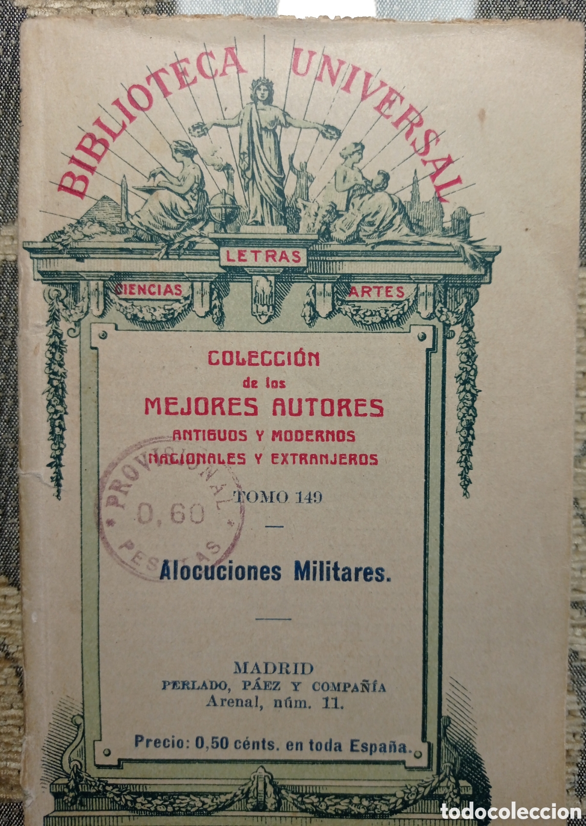 Libros antiguos: ALOCUCIONES MILITARES. 1903. - Foto 1