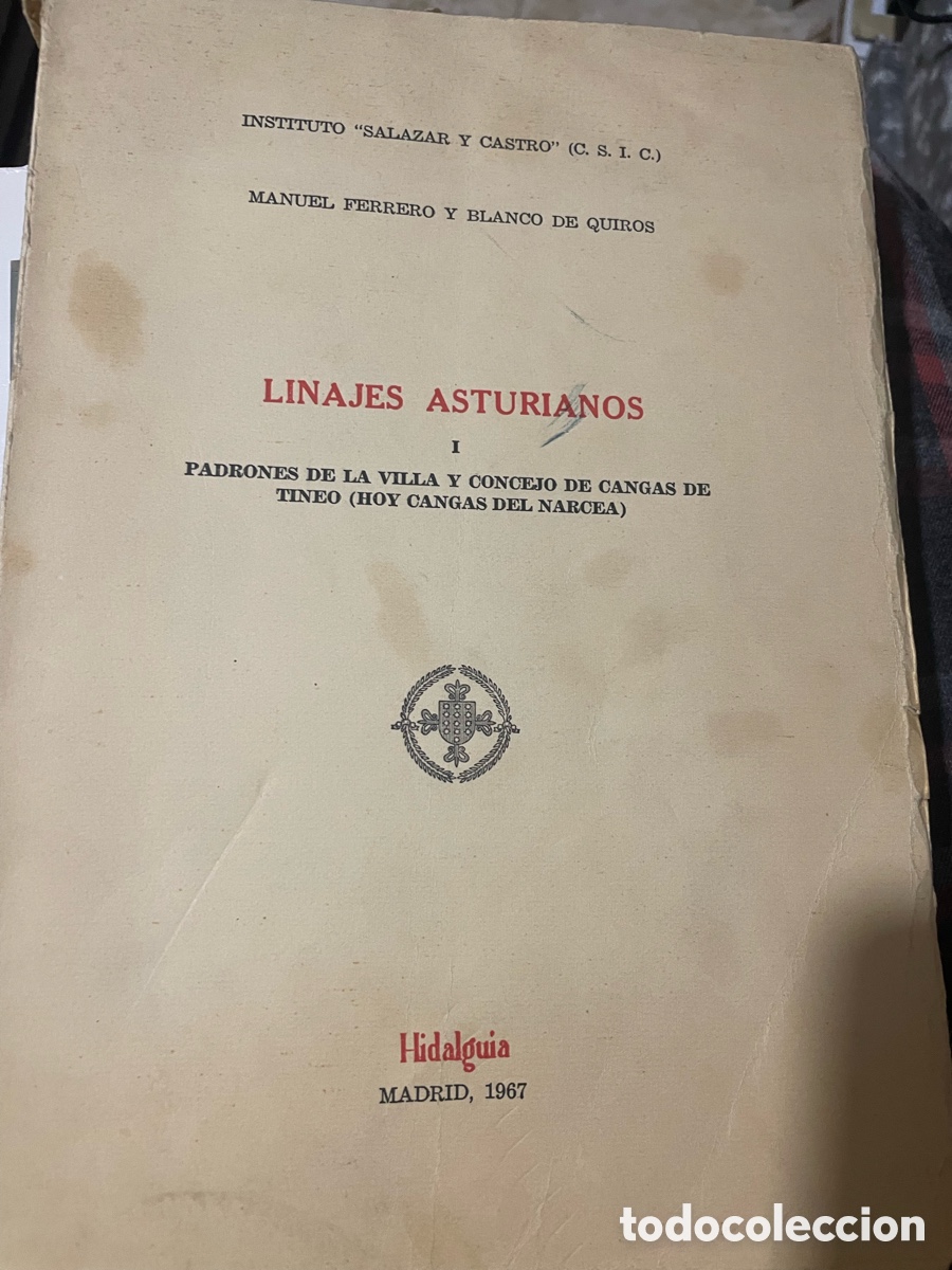 Libros antiguos: Padrones De la Villa y concejo de cangas de tineo - Foto 1