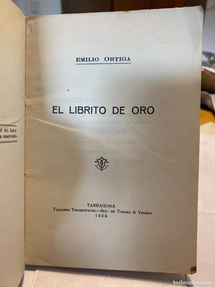 Libros antiguos: EL LIBRITO DE ORO EMILIO ORTIGA 1928 MAXIMAS - Foto 2
