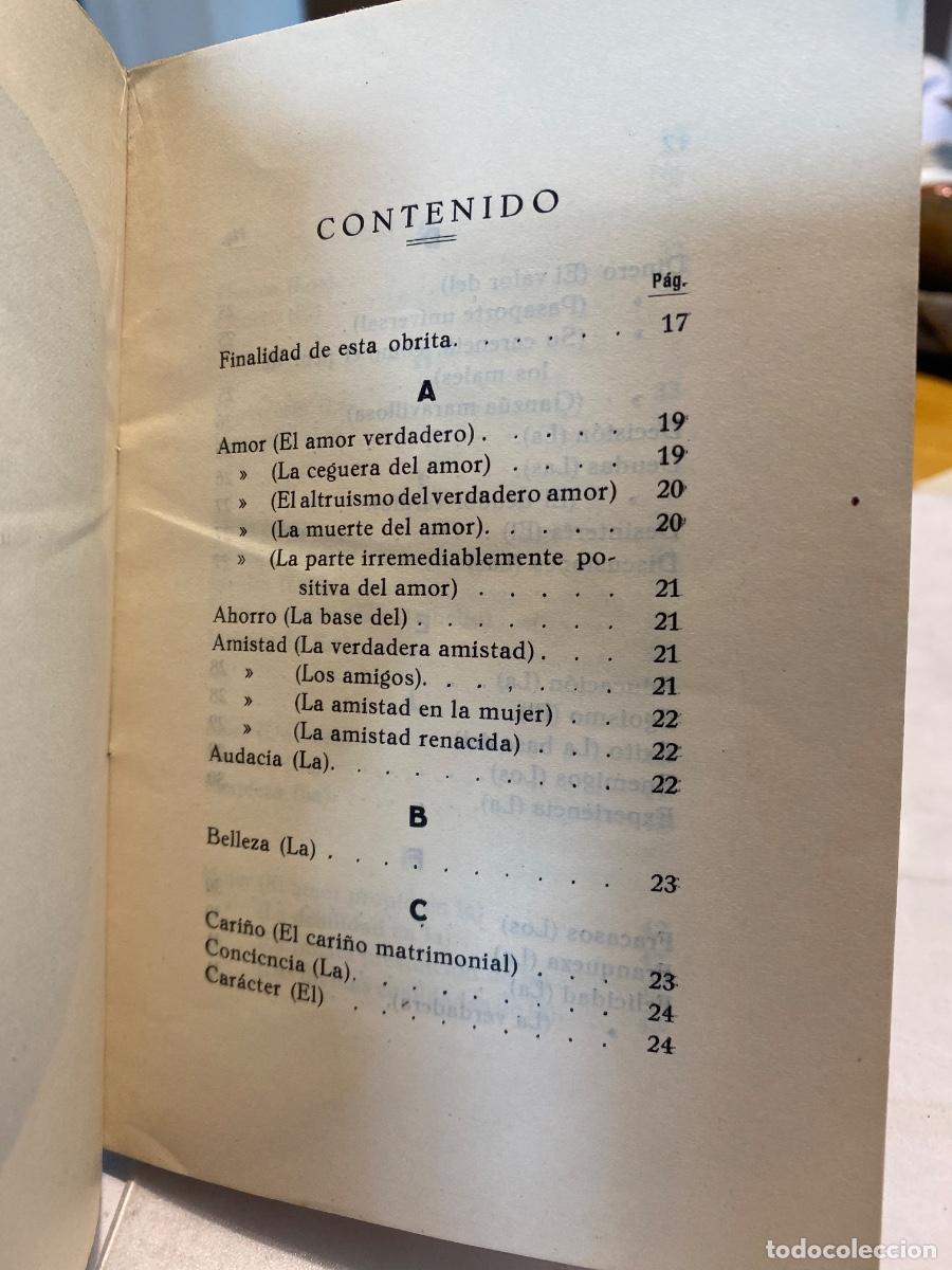 Libros antiguos: EL LIBRITO DE ORO EMILIO ORTIGA 1928 MAXIMAS - Foto 4