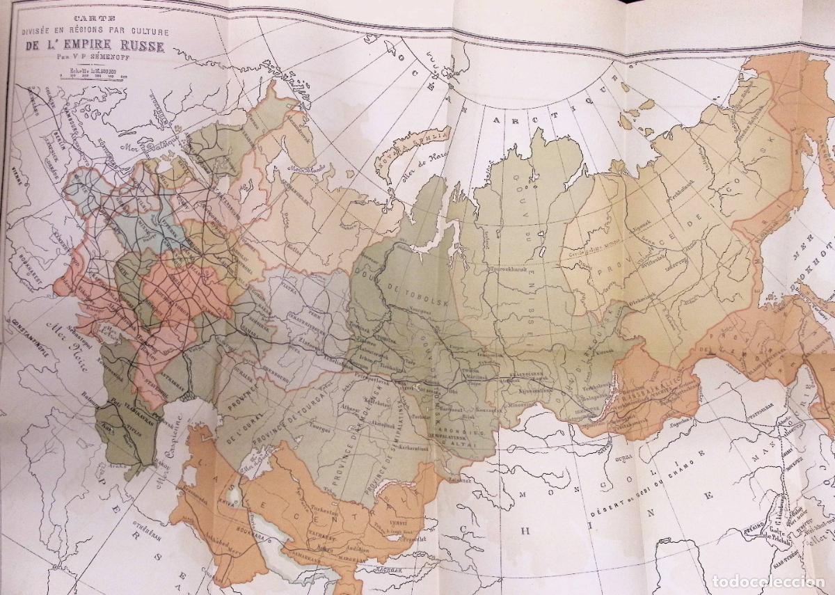 Libros antiguos: LA RUSSIE &Agrave; LA FIN DU 19e SI&Egrave;CLE. - KOVALEVSKY, M. W. de. PARIS, 1900. CON MAPAS - Foto 3